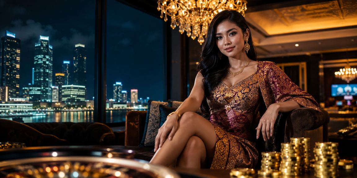 Suasana bermain slot casino dengan model yang antusias