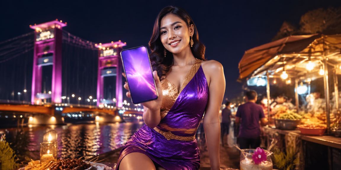 Perempuan menggunakan ponsel untuk mengakses platform casino mobile dengan nyaman